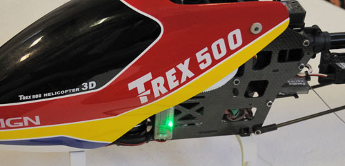 TRex500 s indikací